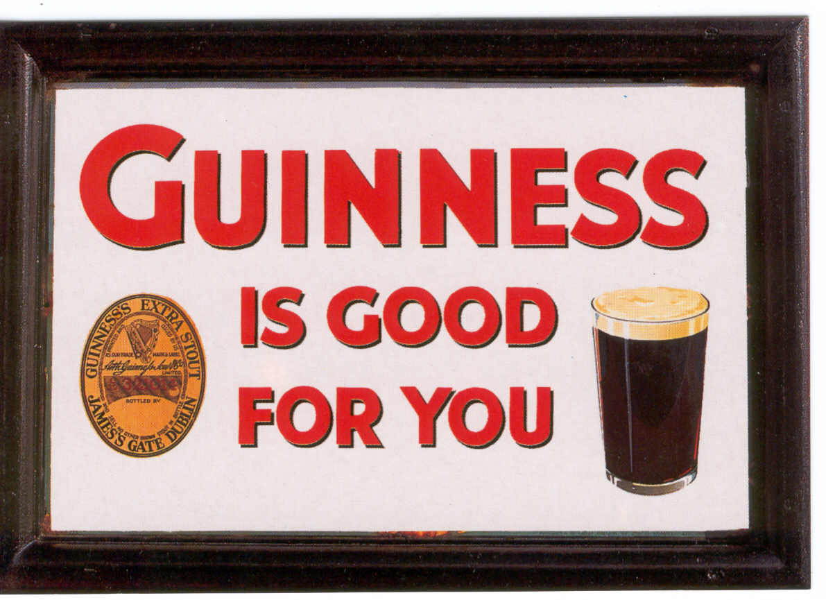 Guinness is good for you.