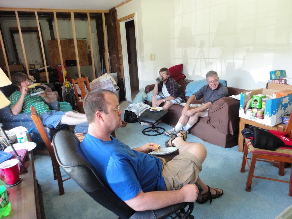 Cochran Gathering June 3, 2012 Daniel, Timothy, Christopher, and Steve