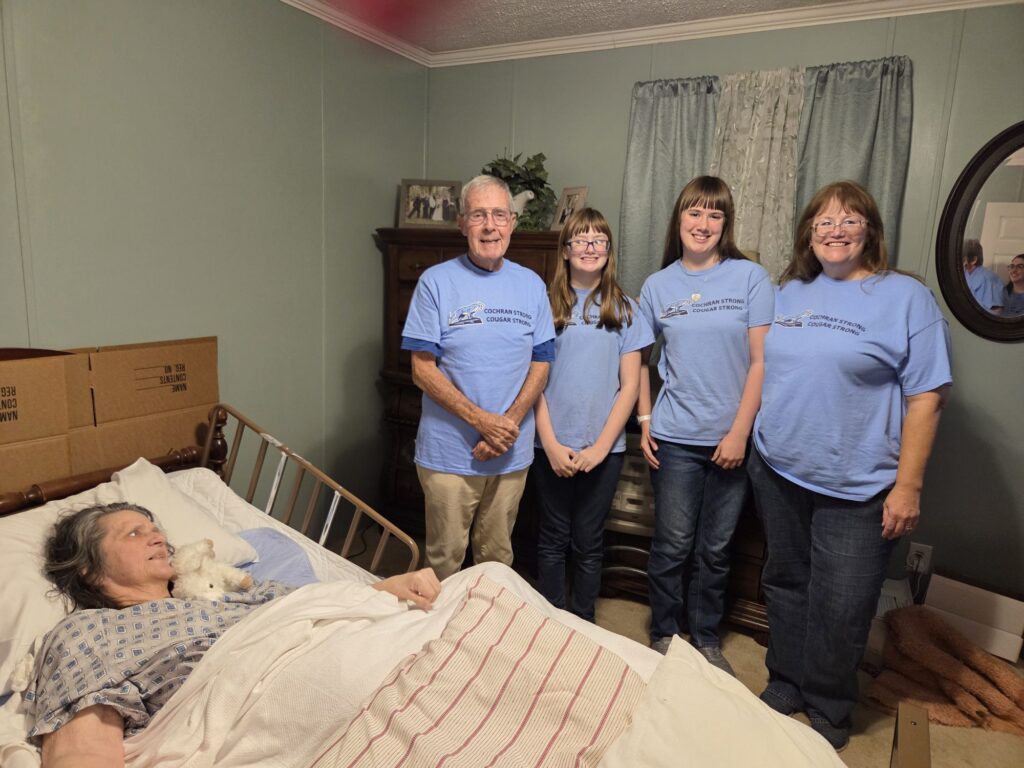 "The Girls" visiting Grandparents